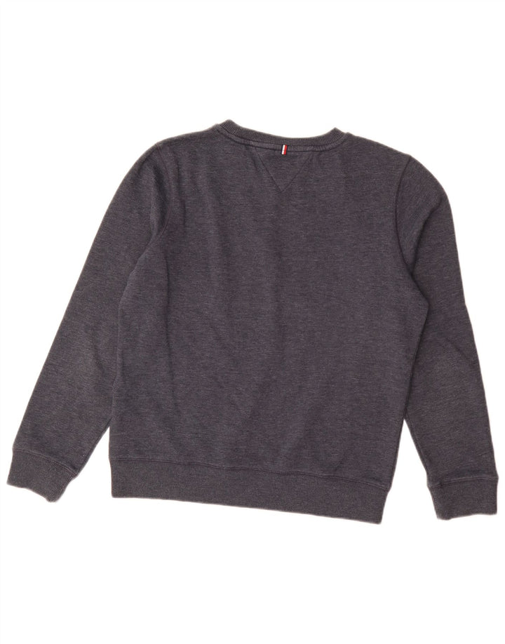 Tommy Hilfiger Boys Sweatshirt Jumper 15-16 år Grå Bomuld