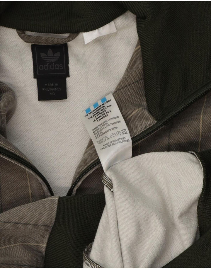 Adidas Træningsdragt til mænd Topjakke IT 50 Mellemgrå nålestribet bomuld