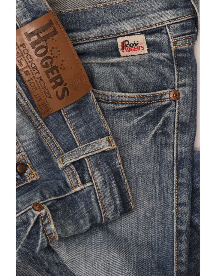 Roy Rogers lige jeans til kvinder W33 L29 blå bomuld