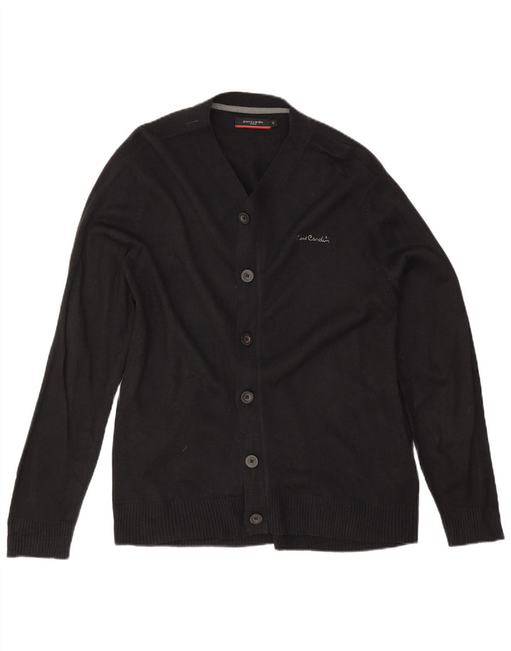 Pierre Cardin Herre Cardigan Sweater Lille Sort Akryl