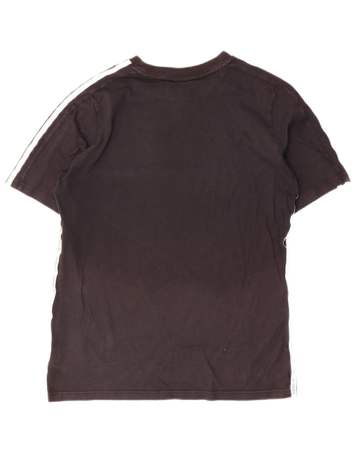 Adidas Herre grafisk T-shirt top lille sort bomuld