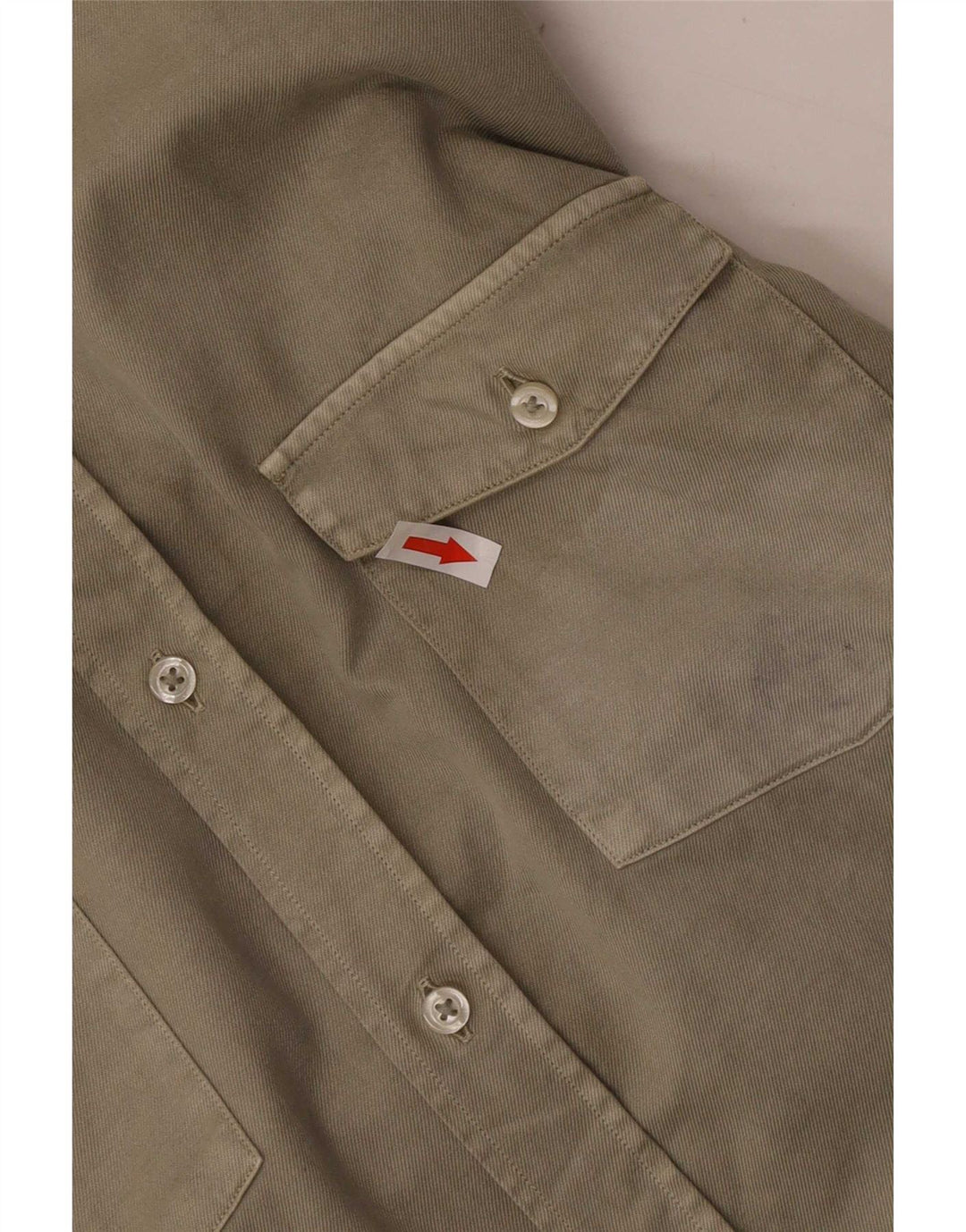 Massimo Dutti Herreskjorte Medium Khaki Bomuld