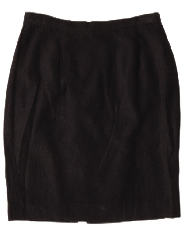 Renato Balestra Dame Pencil Skirt IT 46 Large W32 Navy Blue Viscose