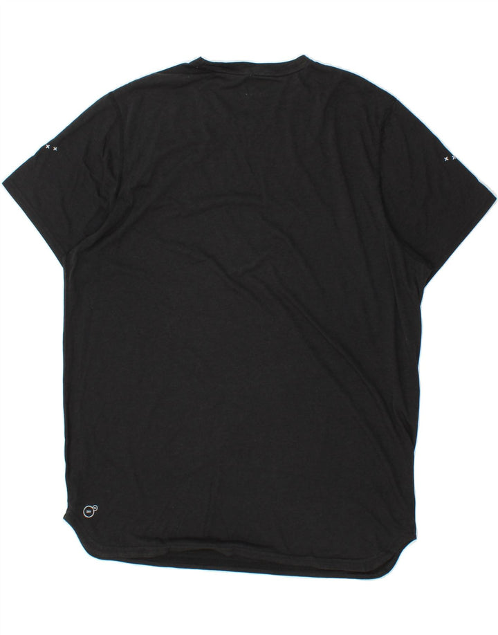 PUMA Mens T-Shirt Top XL Black Polyester Vintage Puma and Second-Hand Puma from Messina Hembry 