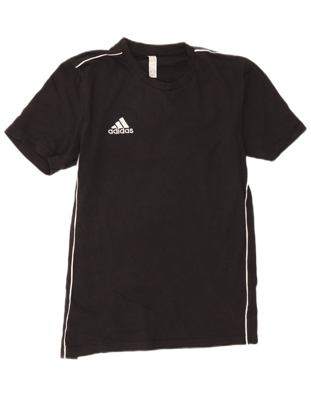 Adidas herre T-shirt top lille sort bomuld