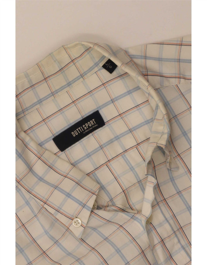 Massimo Dutti Herreskjorte Stor hvid ternet