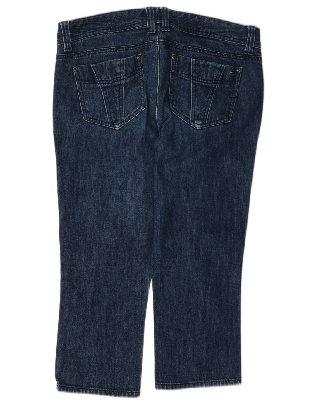 Tommy Hilfiger Dame Capri Jeans US 10 Large W32 L21 Blå