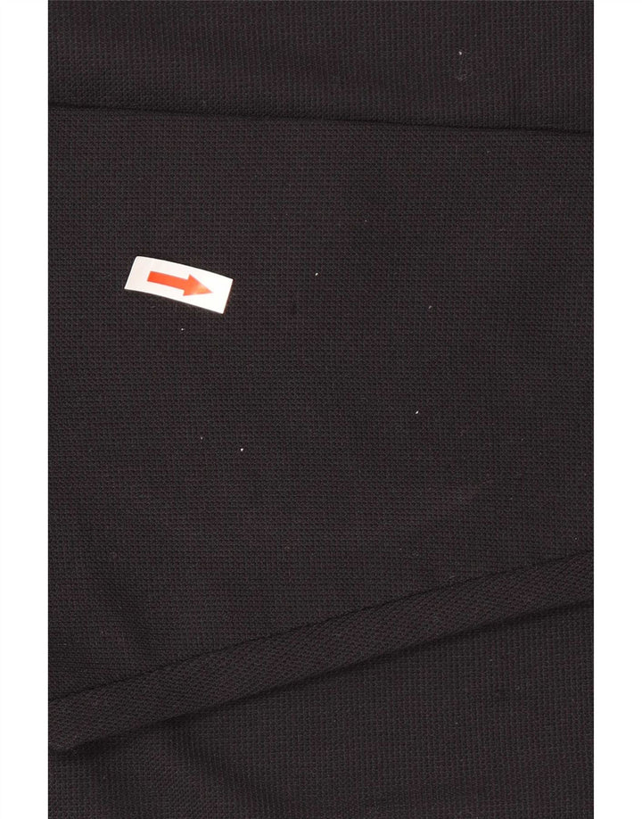 Jordan Herre Grafisk Top Langærmet UK 42/44 Stor Sort Polyester