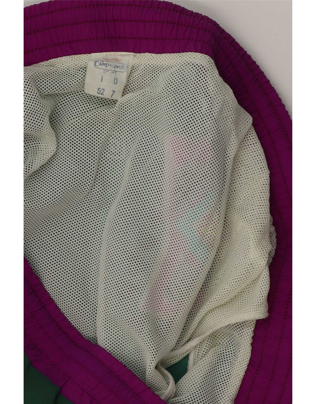 Campagnolo Badeshorts til mænd IT 52 Stor Grøn Patchwork Polyamid