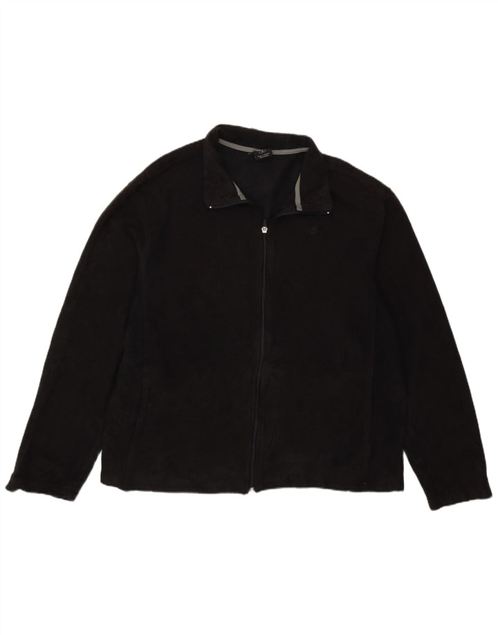 Starter Herre Fleecejakke UK 38 Medium Sort Polyester