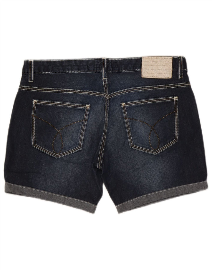 Calvin Klein denimshorts til kvinder W31 Mellem marineblå bomuld