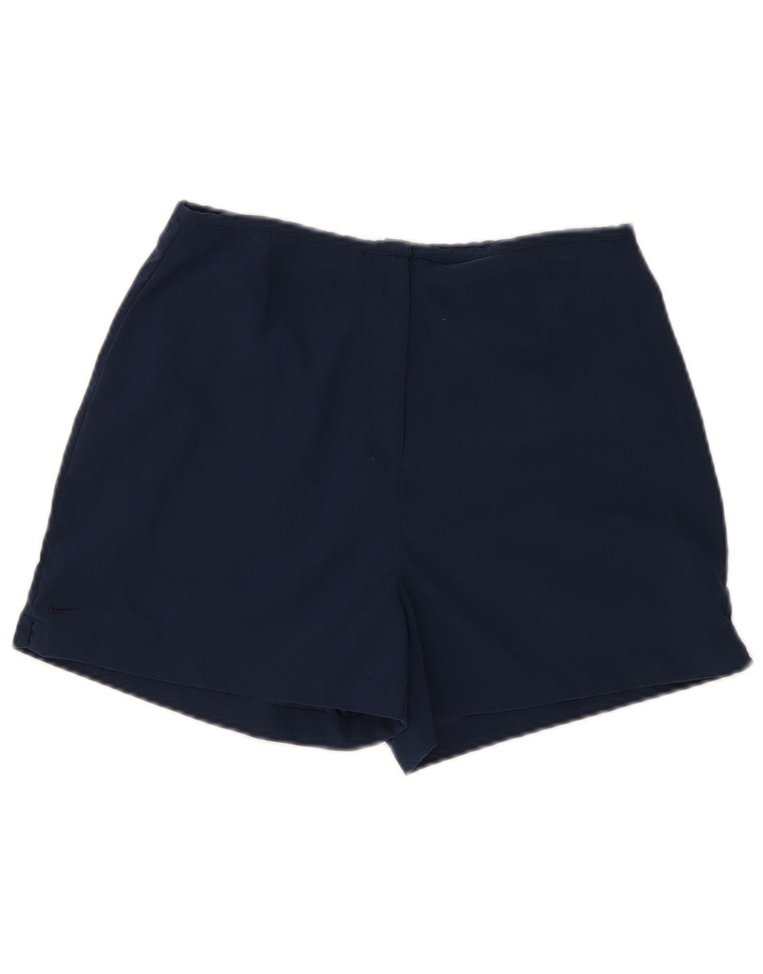 Nike Dameshorts UK 12 Medium W28 Navy Blue Nylon