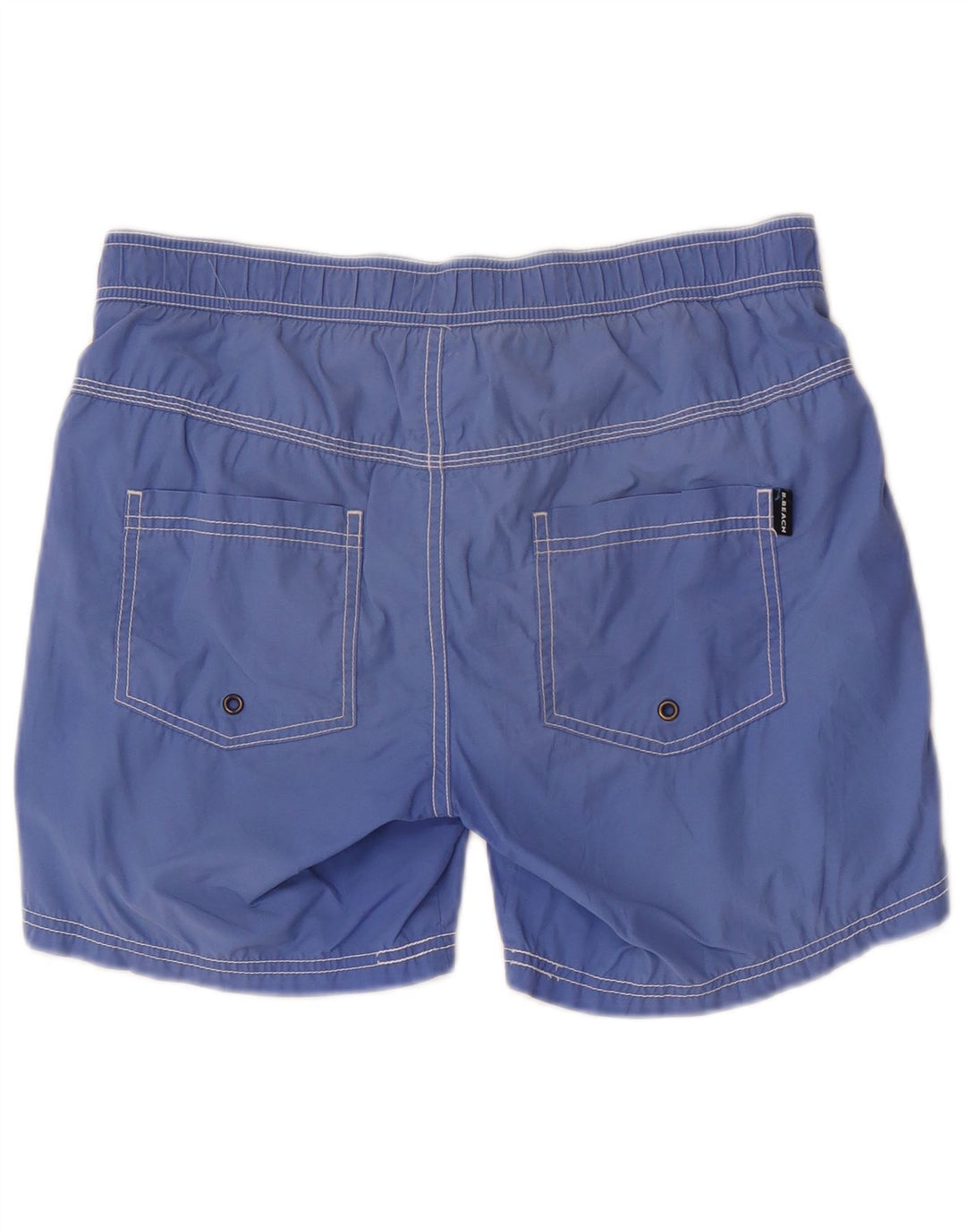 Benetton Badeshorts til mænd Små blå bomuld