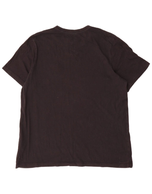 Nike T-shirt top til mænd XL sort bomuld
