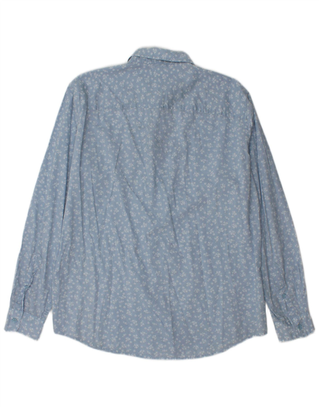 Benetton Herreskjorte Medium Blue Floral