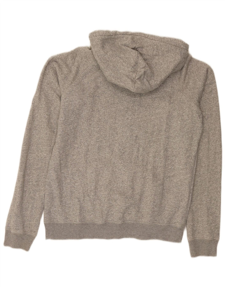 Jack Wills Dame Hættetrøje Sweater UK 12 Medium Grå Bomuld
