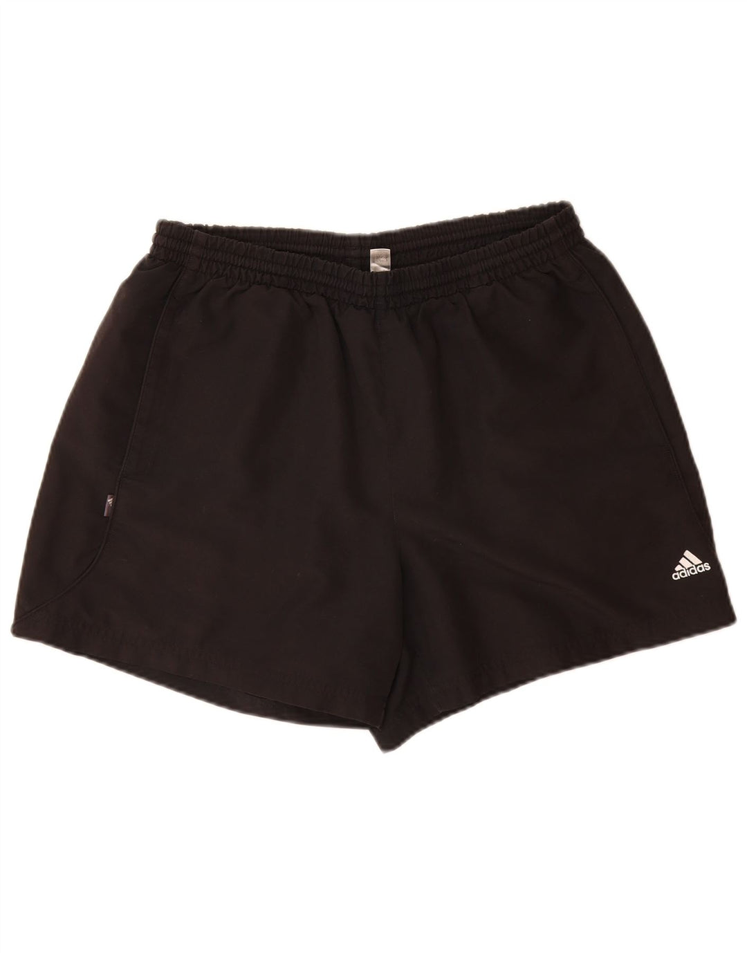ADIDAS Sportsshorts til mænd, store sorte polyester