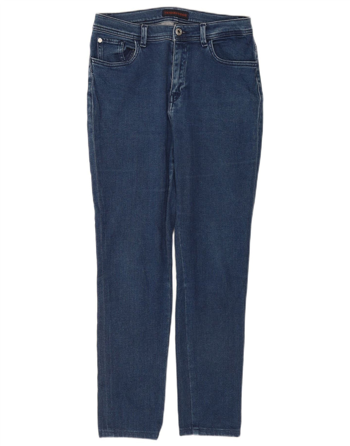 Trussardi Dame Slim Jeans W28 L28 Marineblå
