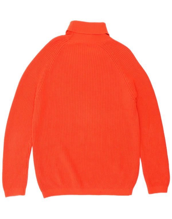 Zara Herre rullehals sweater XL rød bomuld