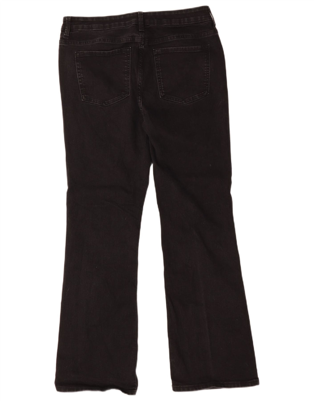 Marks & Spencer Dame Eva Bootcut Jeans UK 14 Large W34 L29 Black Bomuld