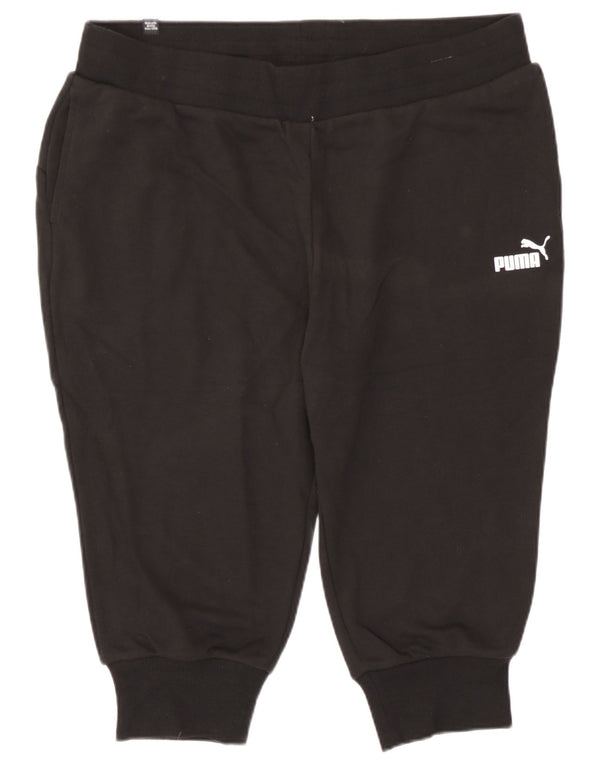 Puma Womens Sport Shorts UK 18 XL  Black Cotton