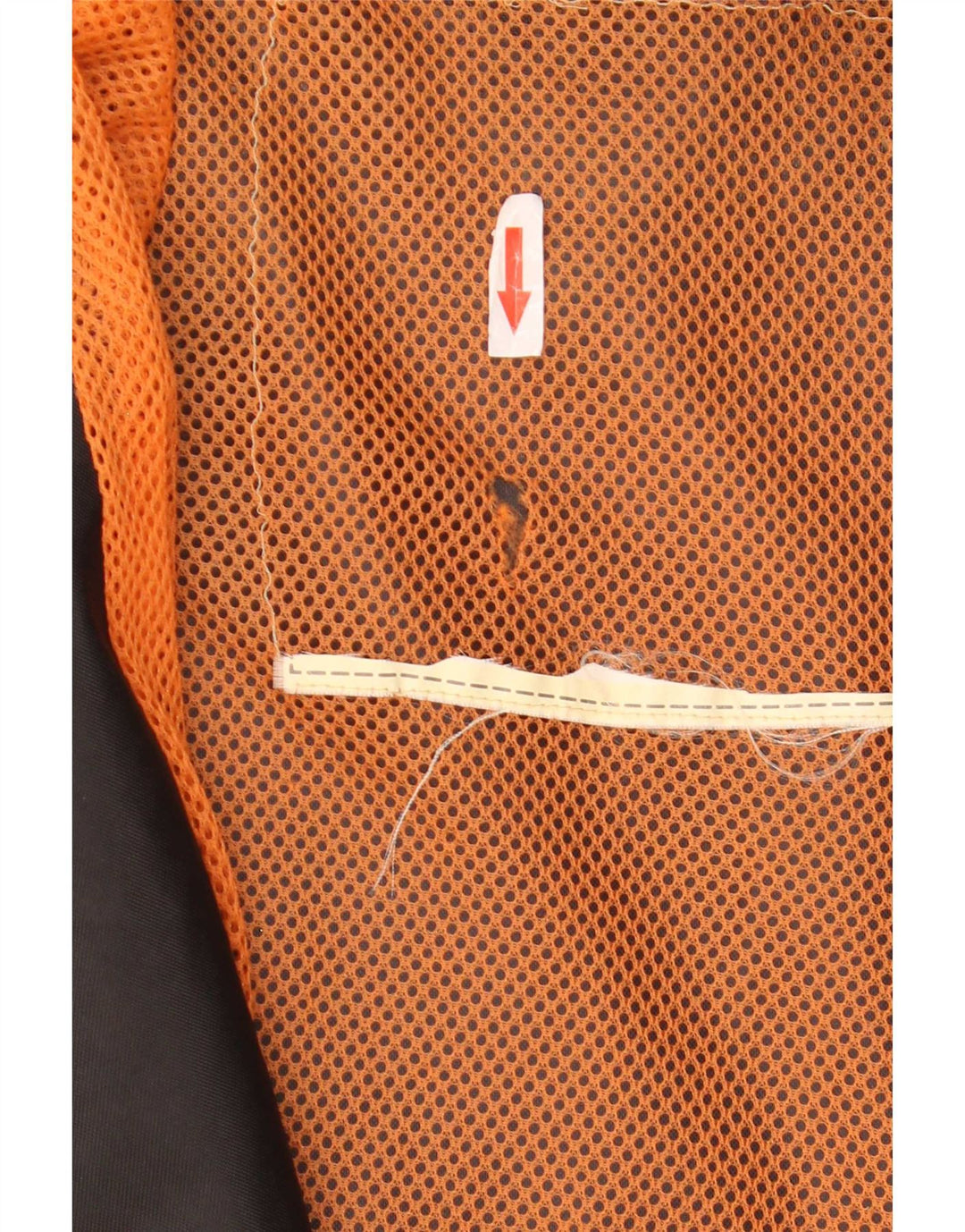 Vintage Regnjakke til mænd UK 42 XL Sort Colourblock Nylon