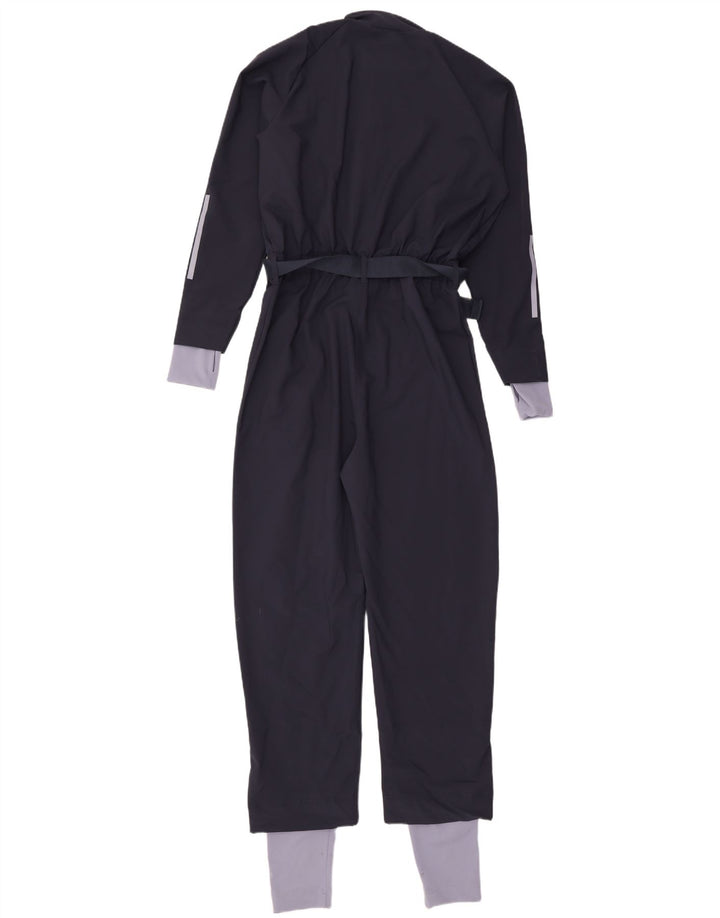 Adidas Dame Boiler Ski Jumpsuit IT 46 Large Navy Blue Polyester