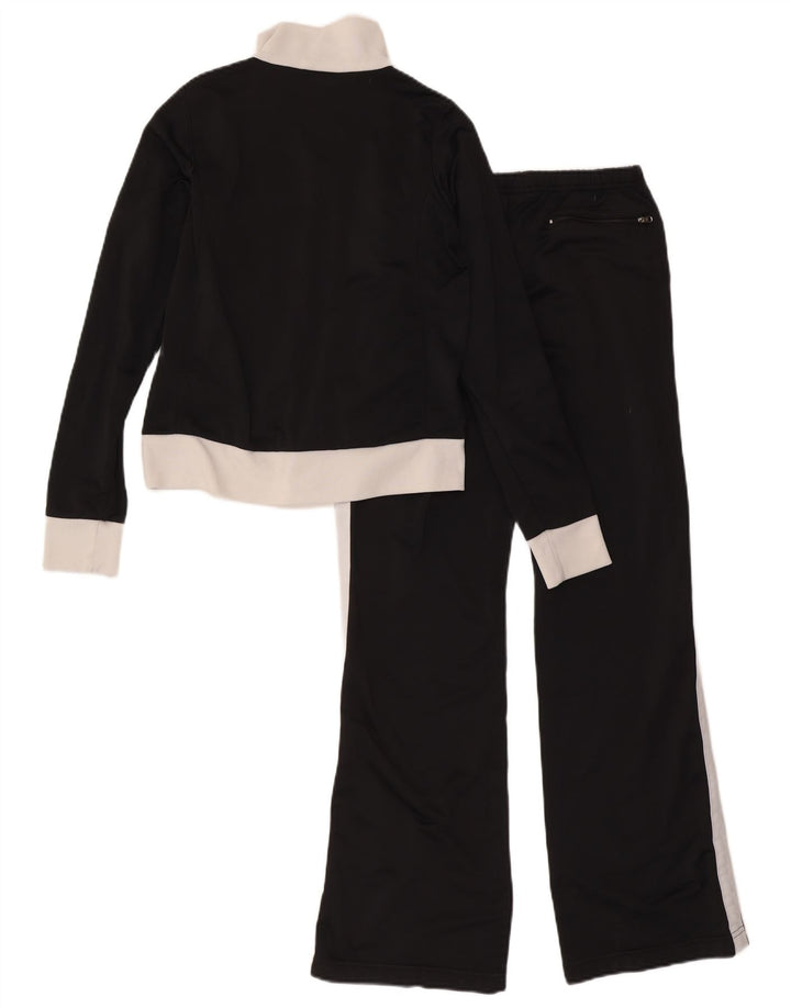 Nike fuld træningsdragt til kvinder UK 8/10 Small Black Colourblock Polyester