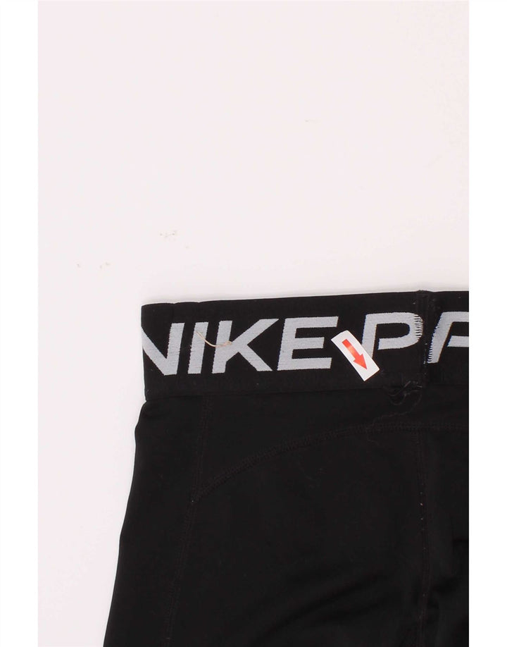 Nike piger Dri Fit grafiske leggings 8-9 år lille sort polyester