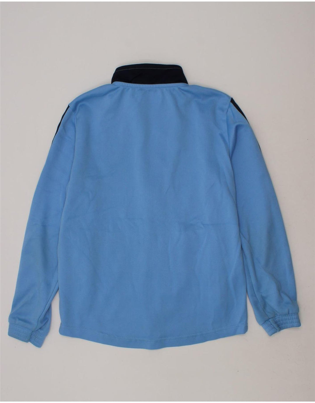 KAPPA Boys Graphic Tracksuit Top Jacket 9-10 Years Blue Colourblock Vintage Kappa and Second-Hand Kappa from Messina Hembry 