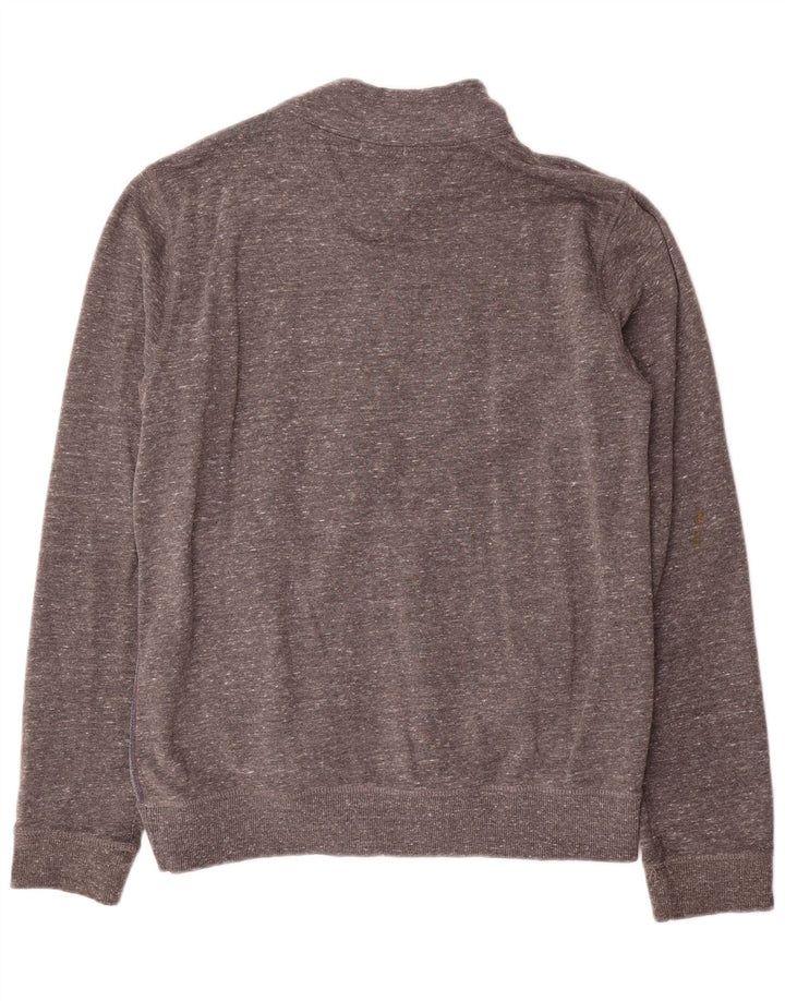 Tommy Hilfiger Dame træningsdragt Top jakke UK 16 Large Grey Flecked