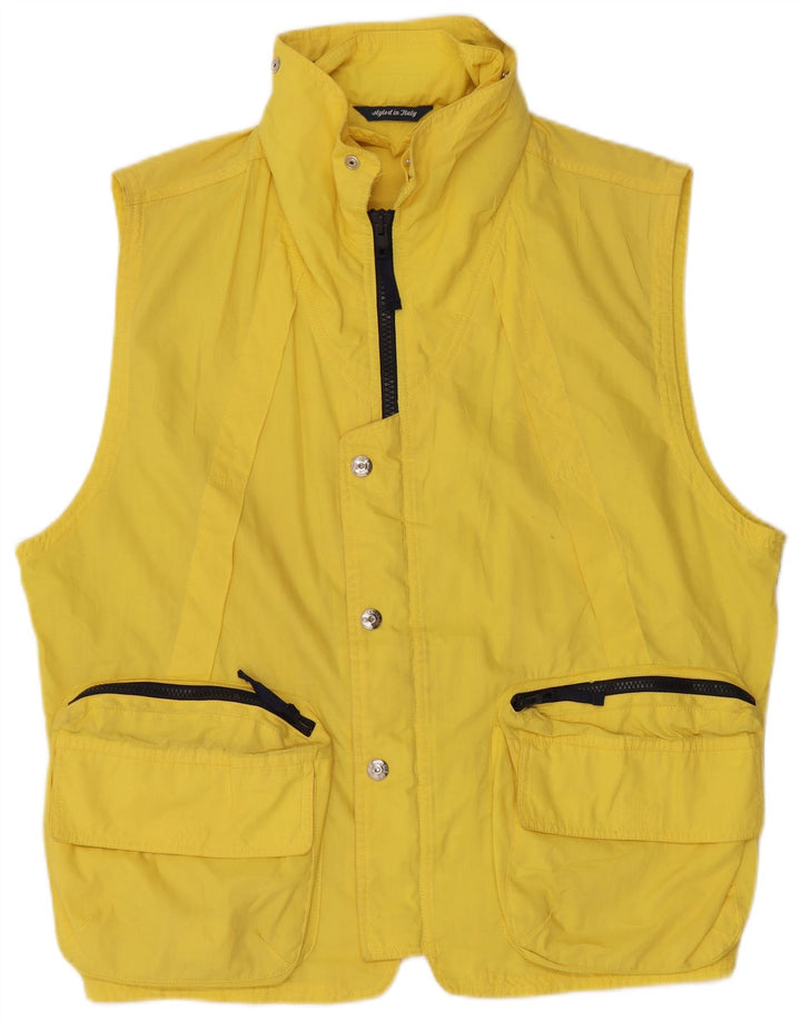 FACIBA Herre Utility Gilet IT 46 Lille gul polyester