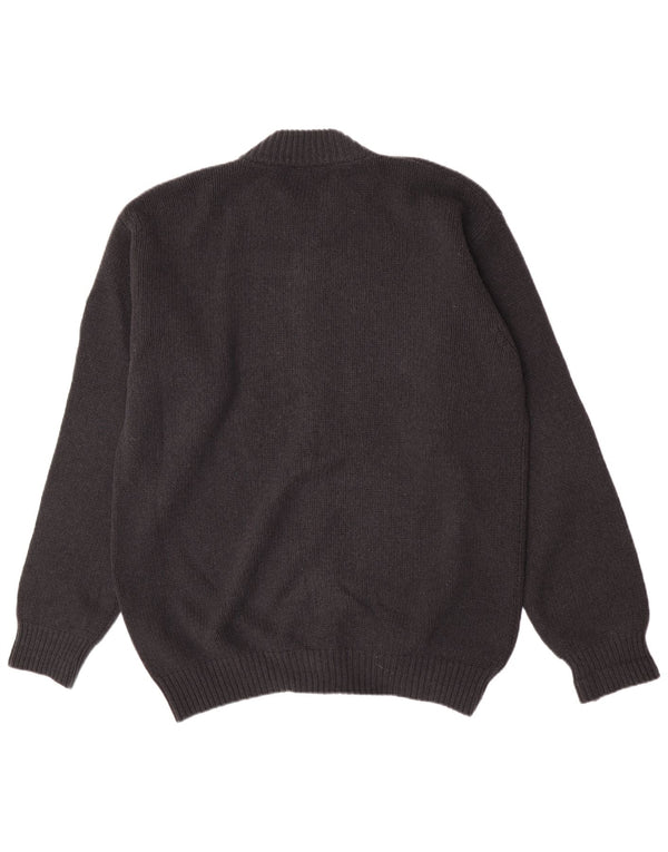 Murphy & Nye Herre Cardigan Sweater XL Grå Uld
