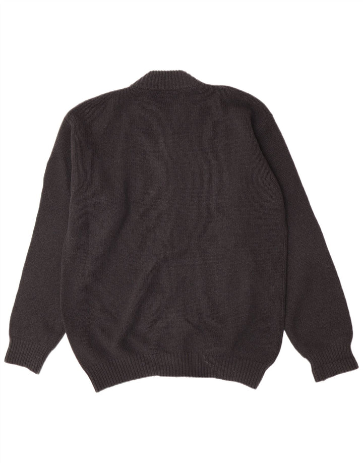 Murphy & Nye Herre Cardigan Sweater XL Grå Uld