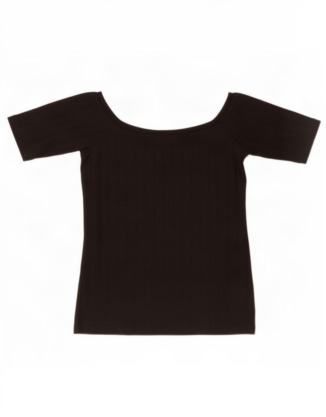 Zara Womens Crop Bluse Top UK 8 Small Black