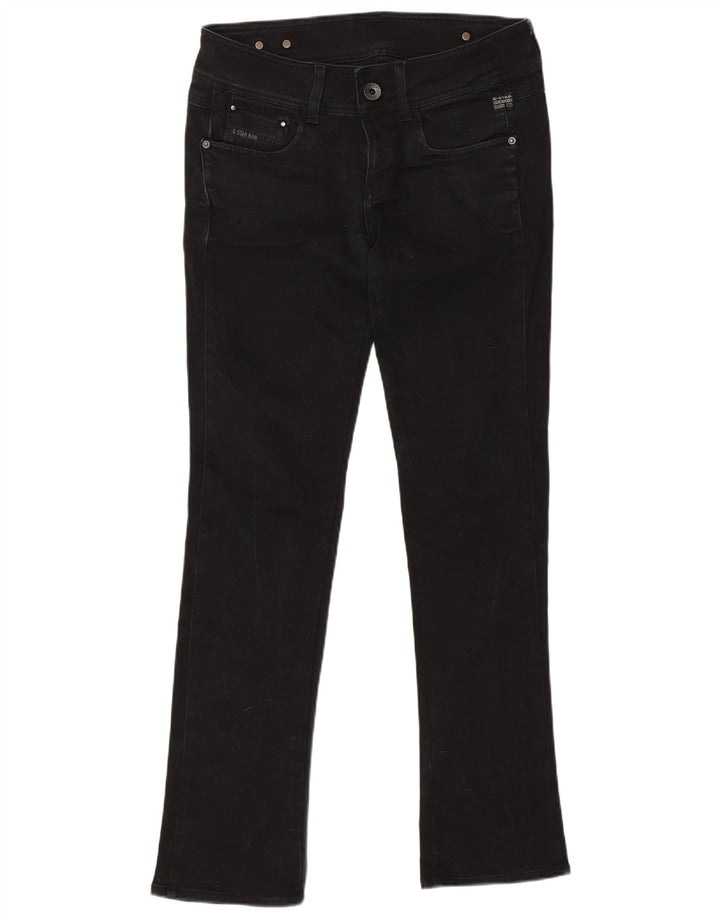 G-STAR Womens Skinny Bootcut Jeans W29 L32 Black Cotton
