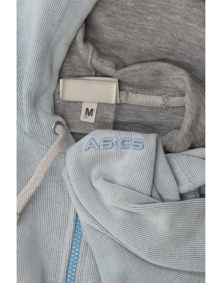 Asics hættetrøje til kvinder med lynlås UK 14 Medium Blue