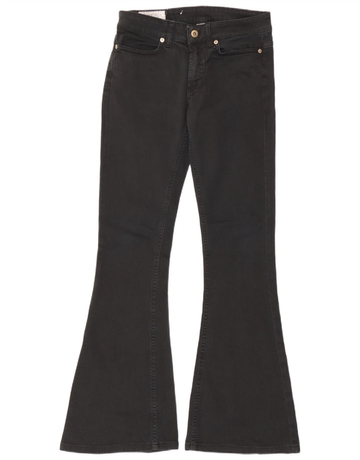 Dondup Dame Flared Jeans W26 L31 Sort Bomuld