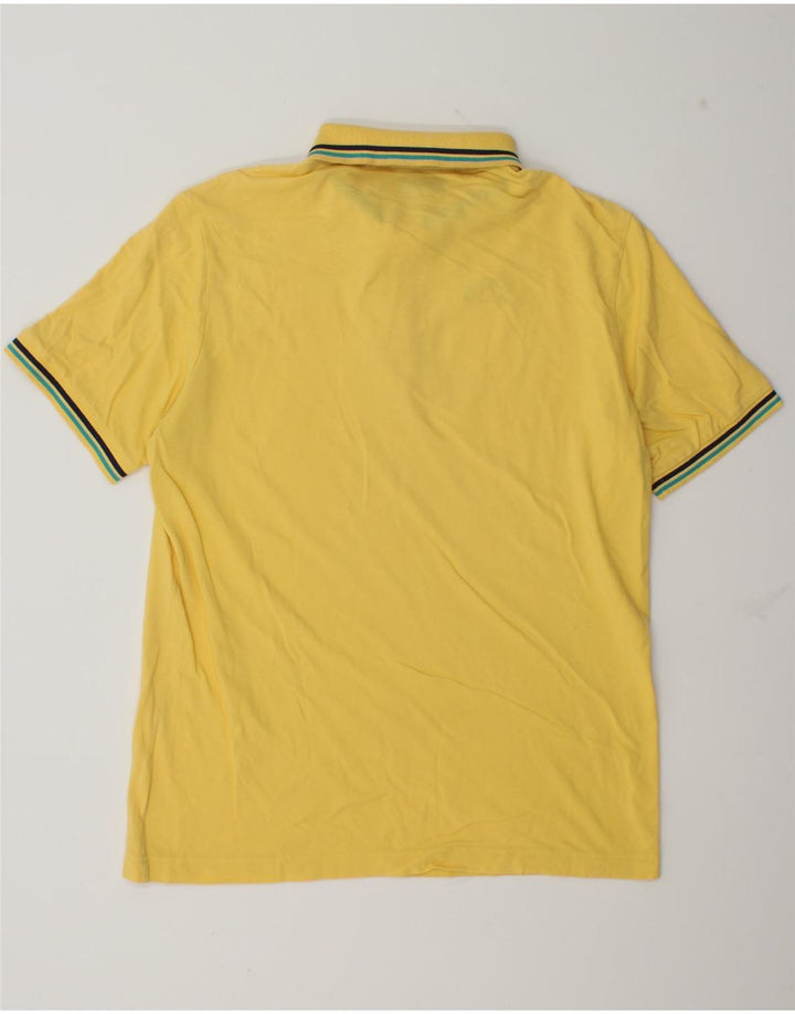 Kappa Herre Polo Shirt Stor Gul