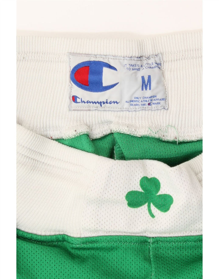 Champion Herre Boston Celtics Sports Shorts Medium Grøn Colourblock