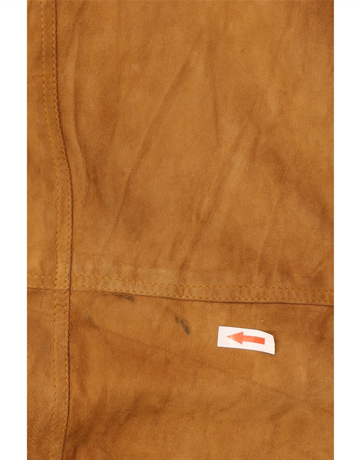 Conbipel Herre ruskindsjakke Str. 58 2XL Beige Læder