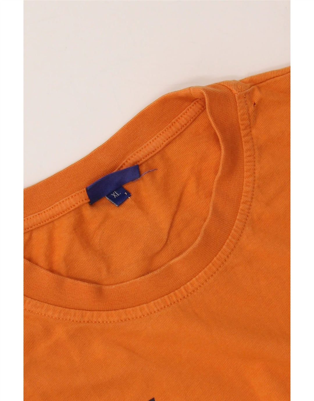 ASICS Womens Graphic T-Shirt Top UK 18 XL Orange Vintage Asics and Second-Hand Asics from Messina Hembry 