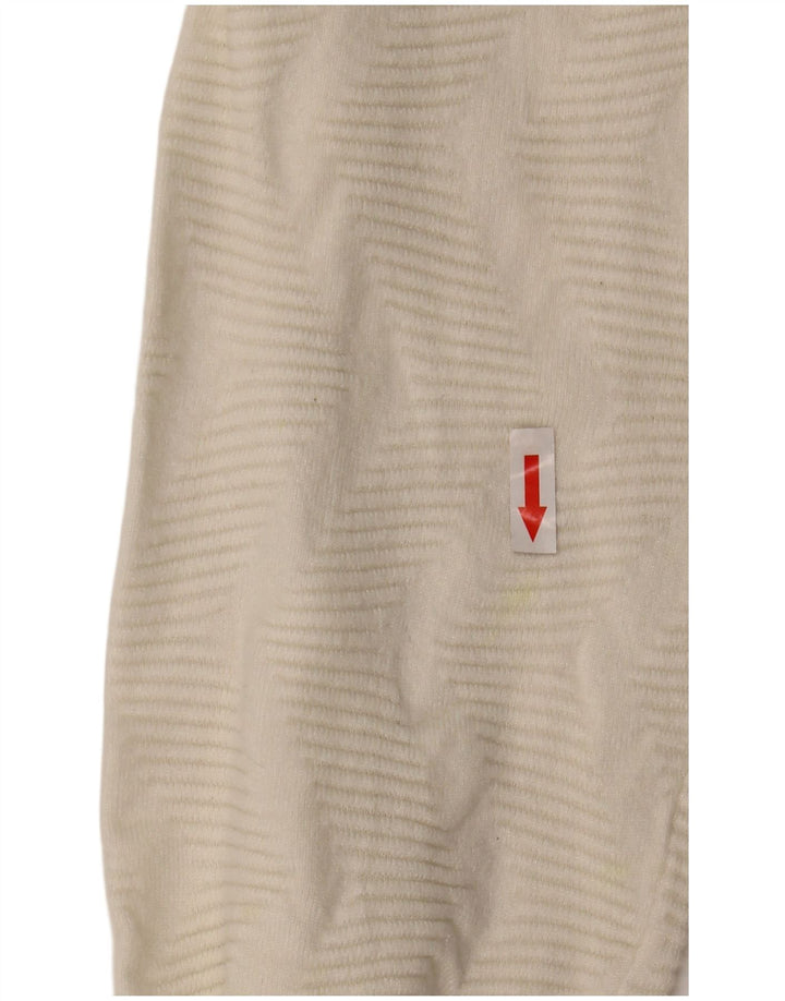 Marks & Spencer Dame Boat Neck Jumper Sweater UK 12 Medium Off White