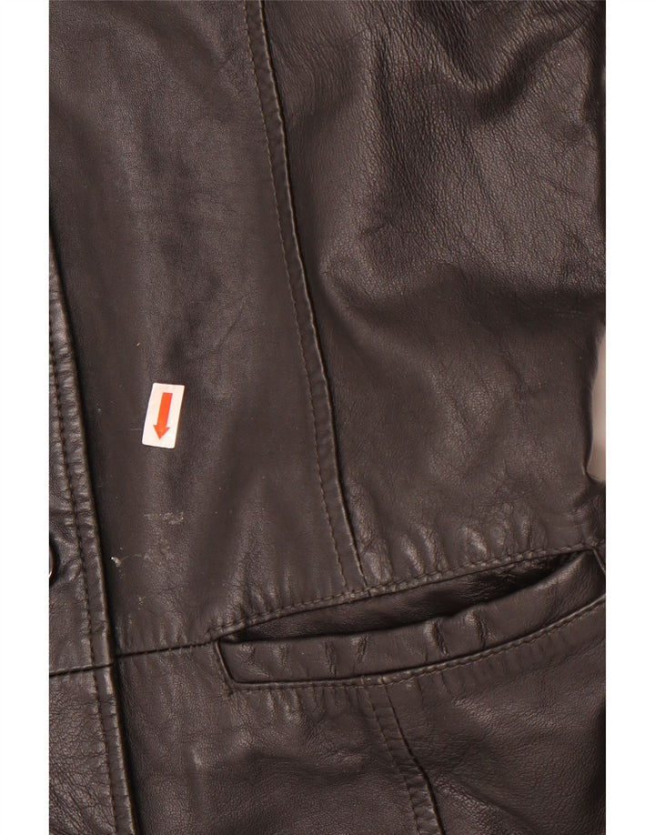 Gipsy Womens Læderfrakke UK 12 Medium Brown
