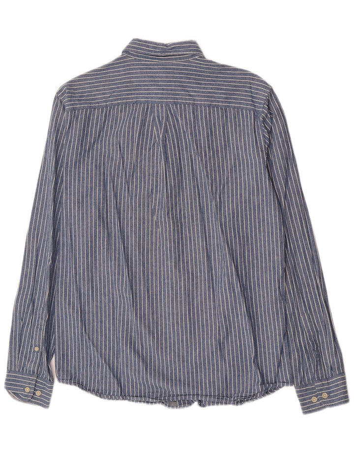 Jack & Jones Herreskjorte Medium Blue Pinstripe Cotton