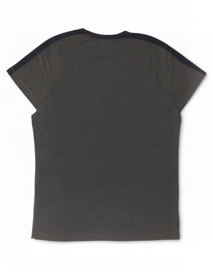 French Connection Herre T-Shirt Top XL Grå Colourblock Bomuld