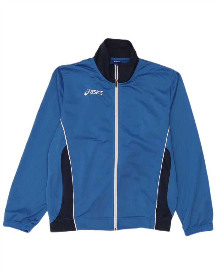 Asics Træningsdragt til mænd Topjakke Medium Blue Colourblock Polyester