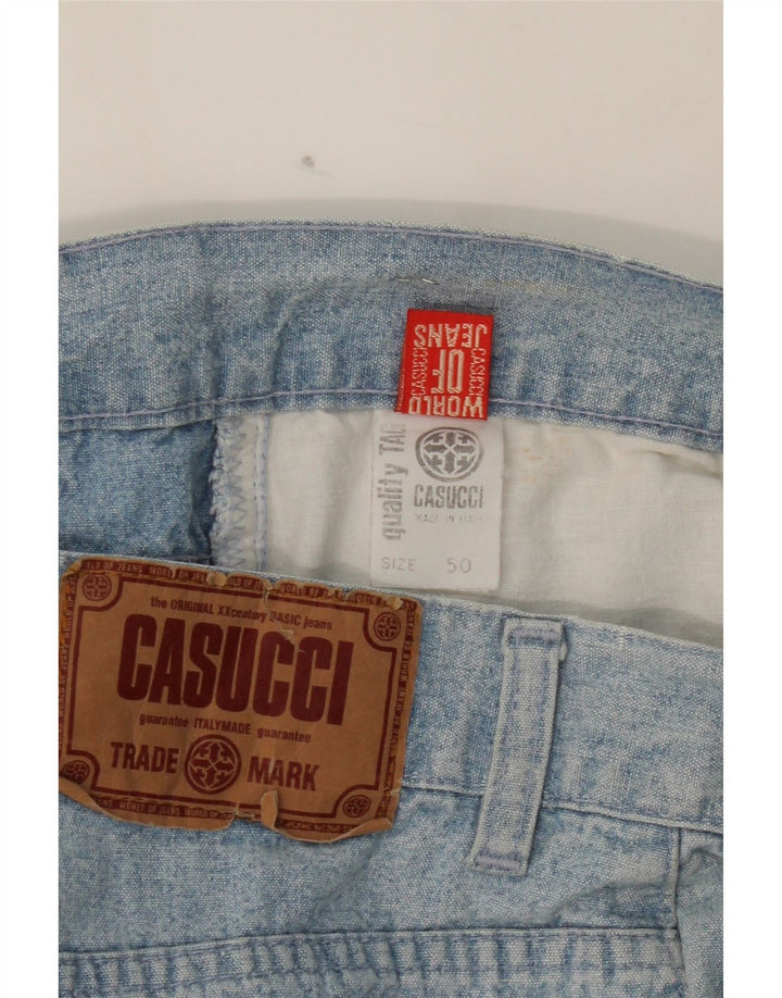 CASUCCI Womens Straight Jeans IT 50 XL W36 L27 Blue 90s Vintage Casucci and Second-Hand Casucci from Messina Hembry 