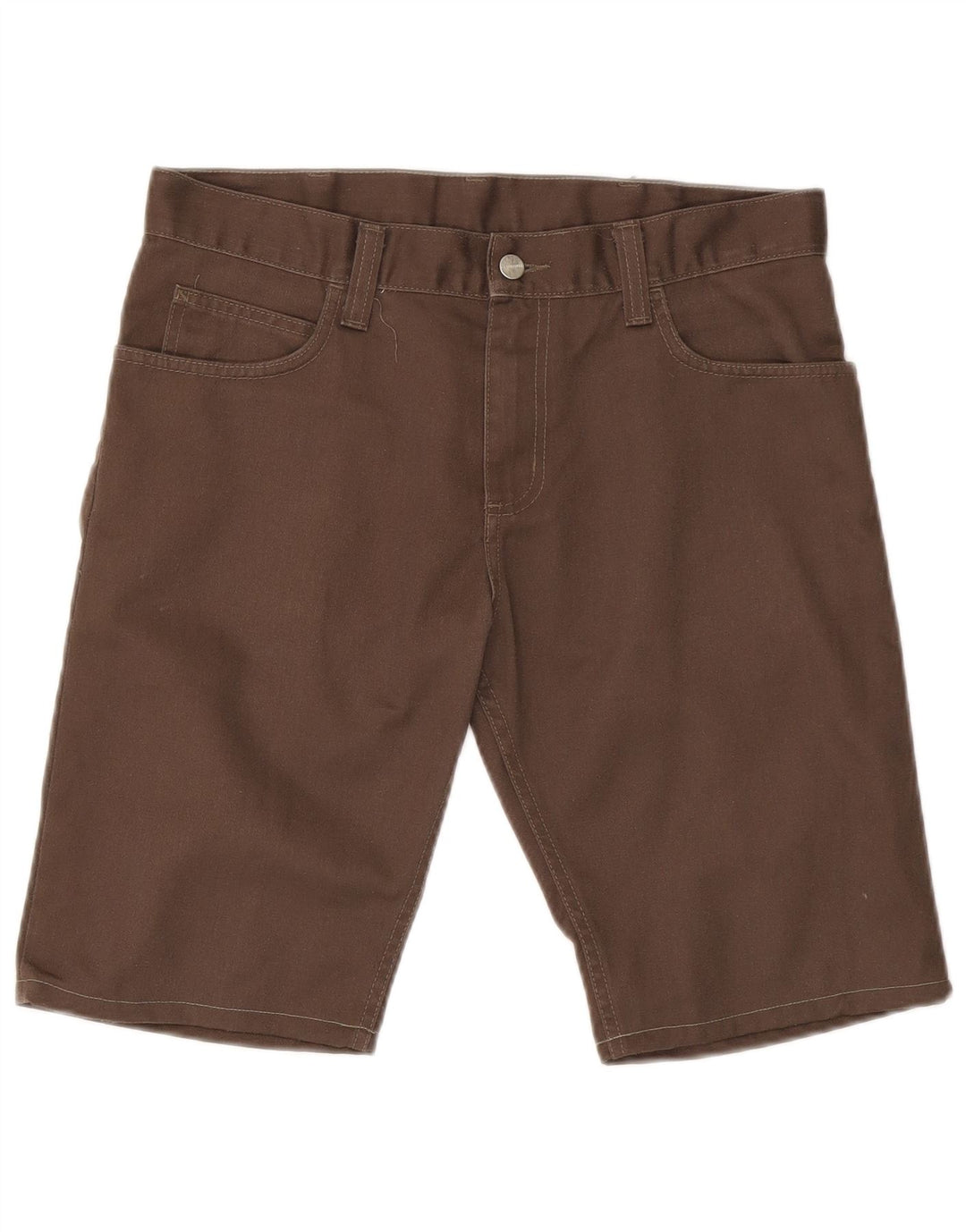 Carhartt Herre Casual Shorts W32 Medium Brun Polyester