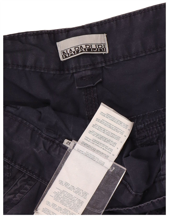Napapijri Herre Cargo Shorts W32 Medium Marineblå Bomuld